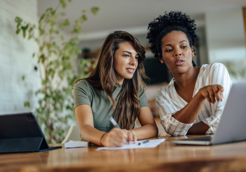 collega's aan het werk