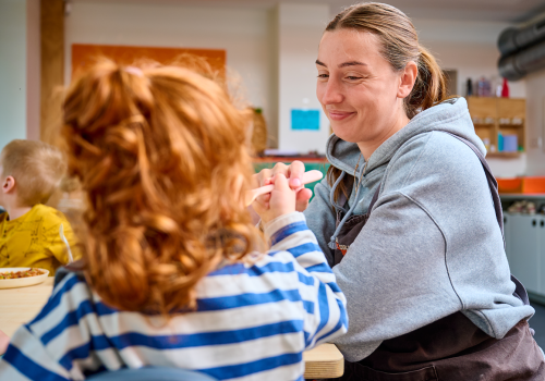 Gastouder met peuter