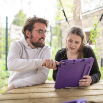 medewerkers met ipad