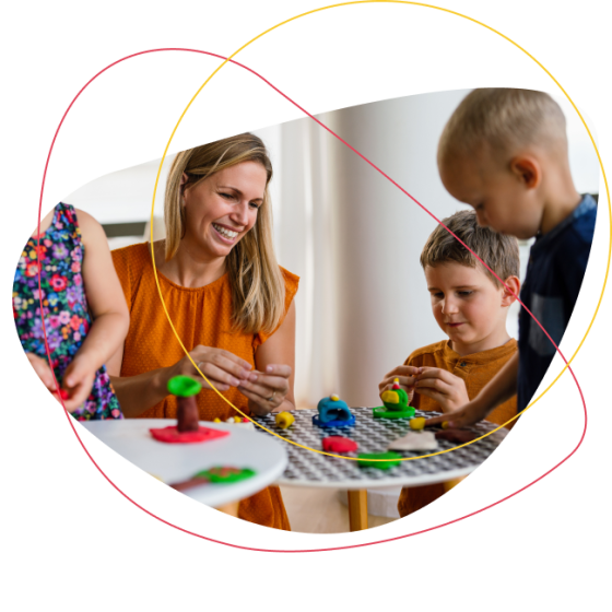 zij-instromer met kinderen