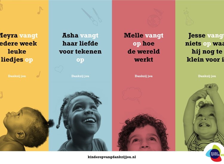 Campagnebeelden Kinderopvang dankzij jou