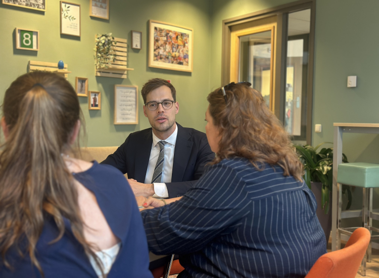 Jurgen Nobel in gesprek met professionals