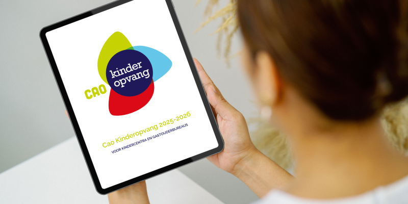 Cao Kinderopvang op ipad